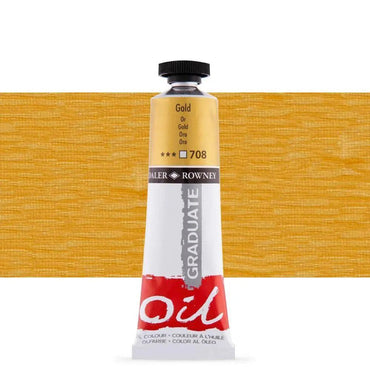 Daler Rowney Graduate Metallic Oil Paint Tubes In 38ml The Stationers